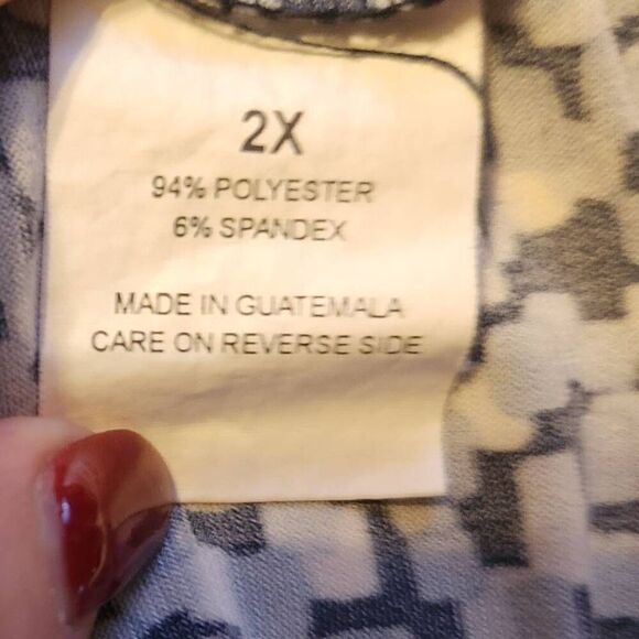 F53 Briggs New York plus sz blouse - Picture 7 of 8